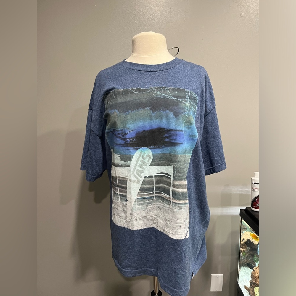 Vans Blue Graphic Short Sleeve Tee